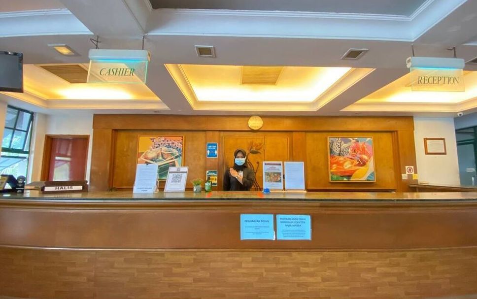 フロントデスク 写真
