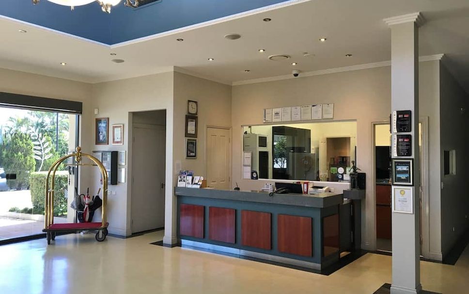 フロントデスク 写真