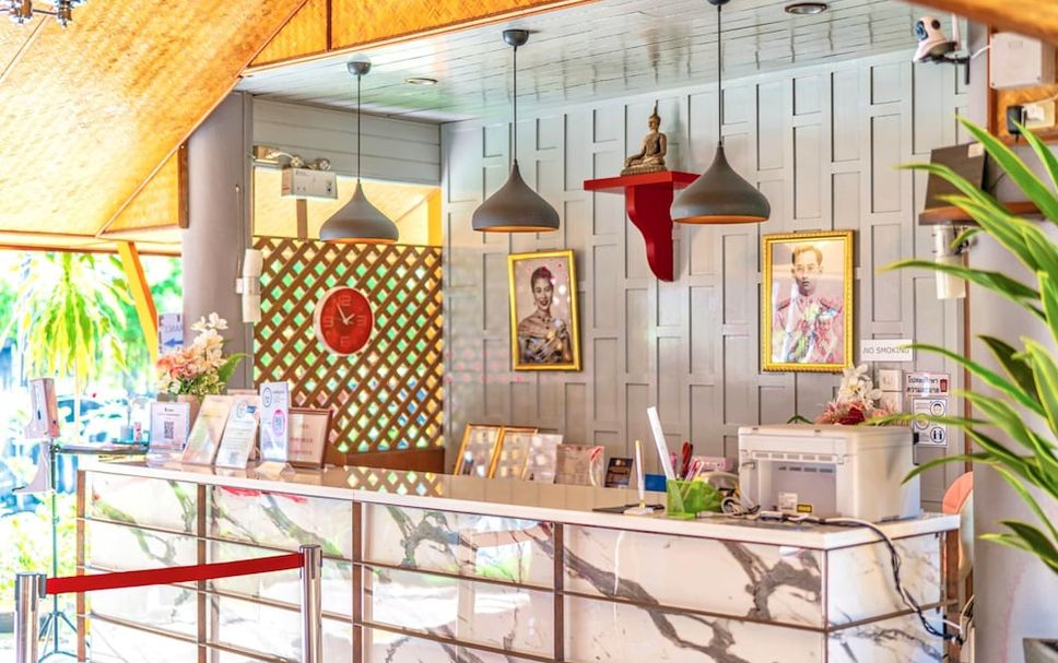 フロントデスク 写真