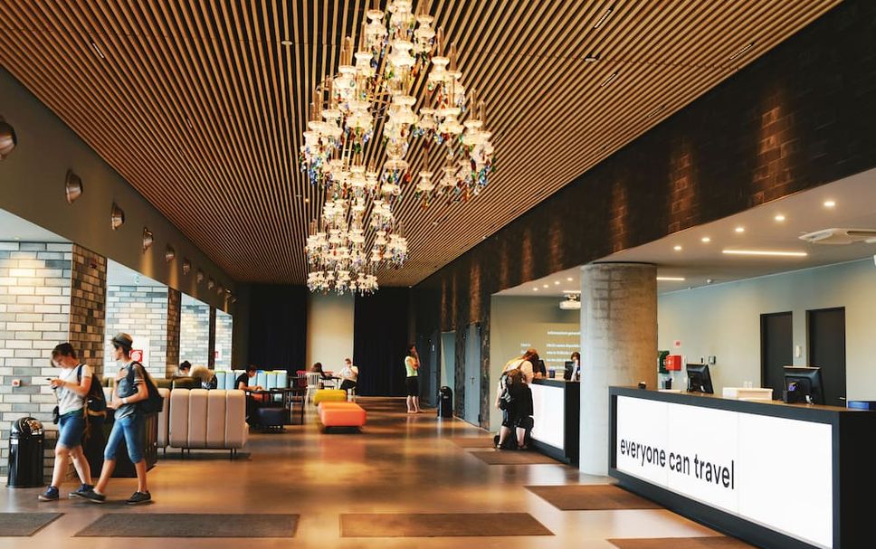 フロントデスク 写真