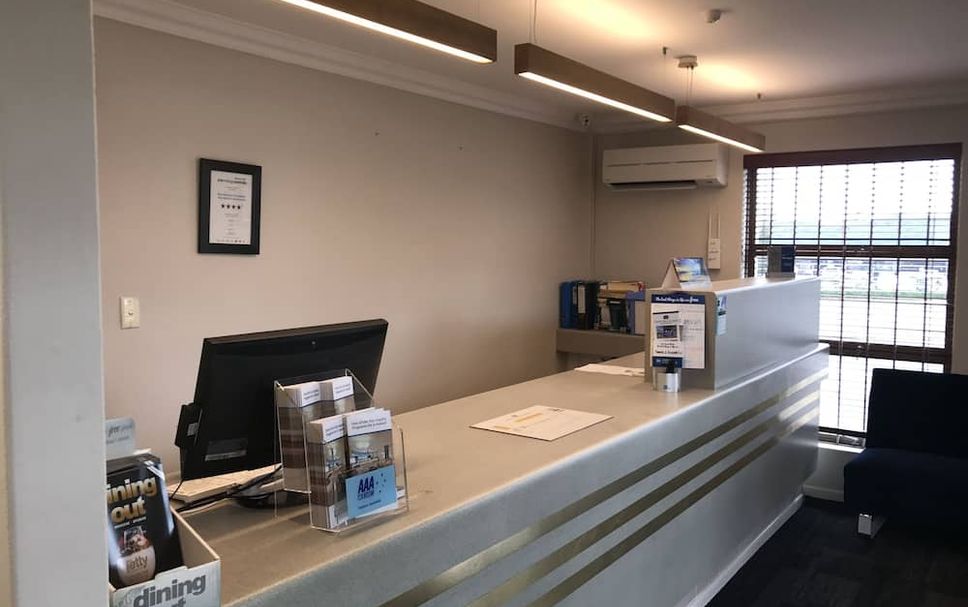 フロントデスク 写真