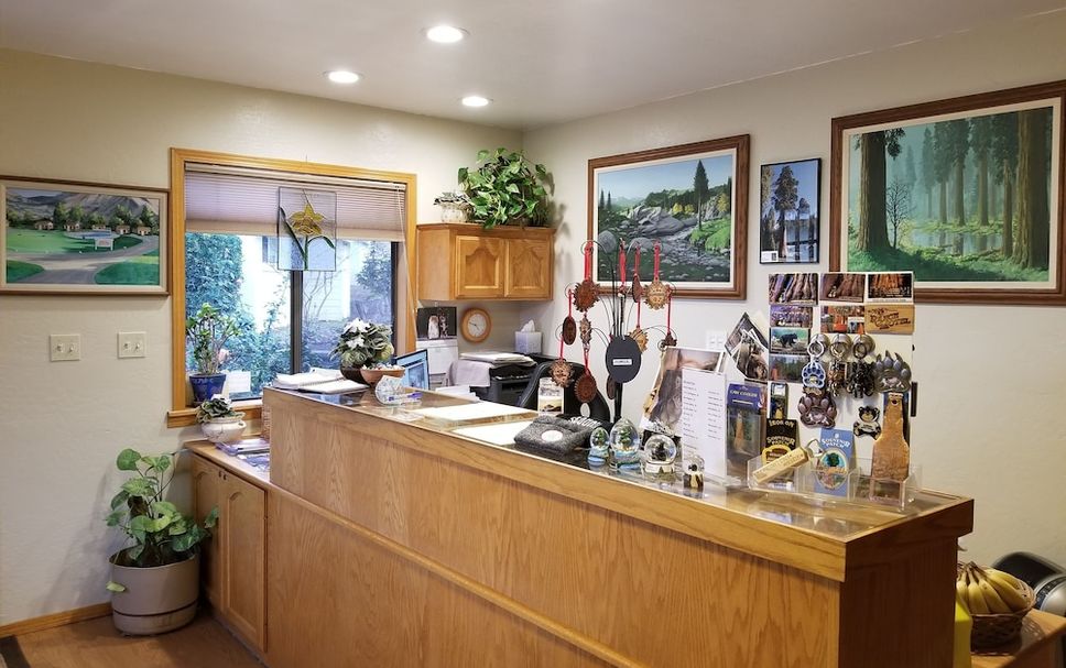 フロントデスク 写真