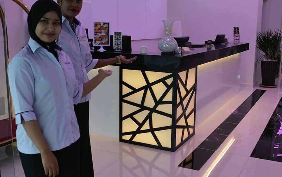 フロントデスク 写真