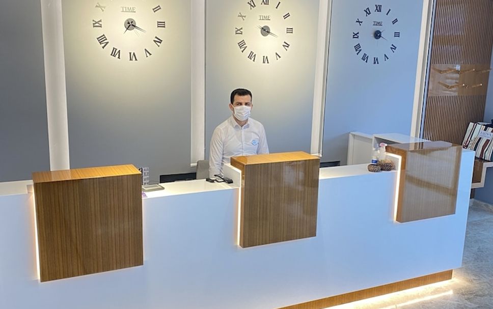 フロントデスク 写真