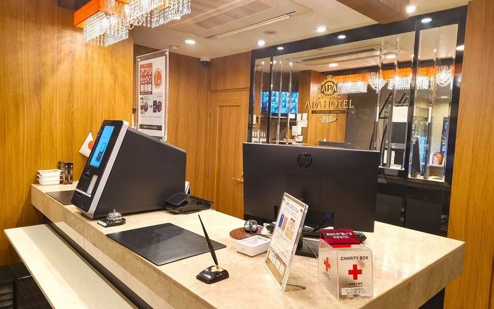 フロントデスク 写真